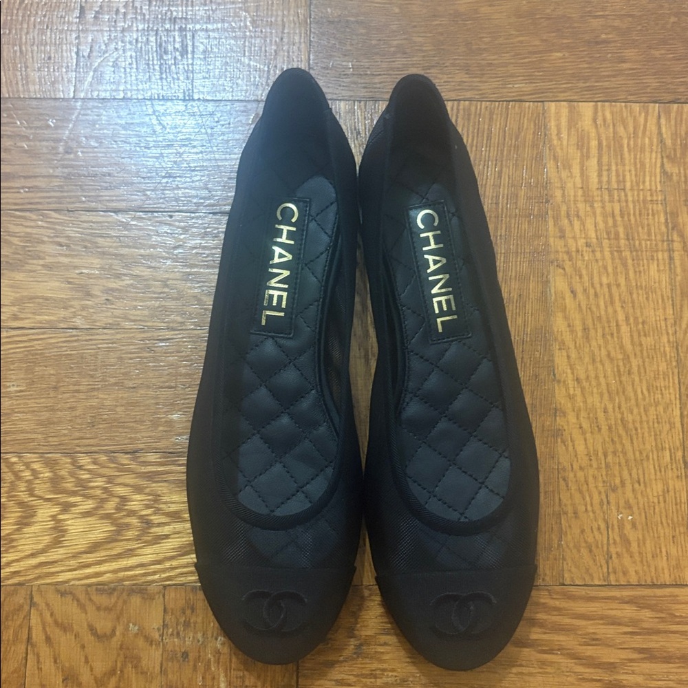 Chanel Mesh Ballet Flats